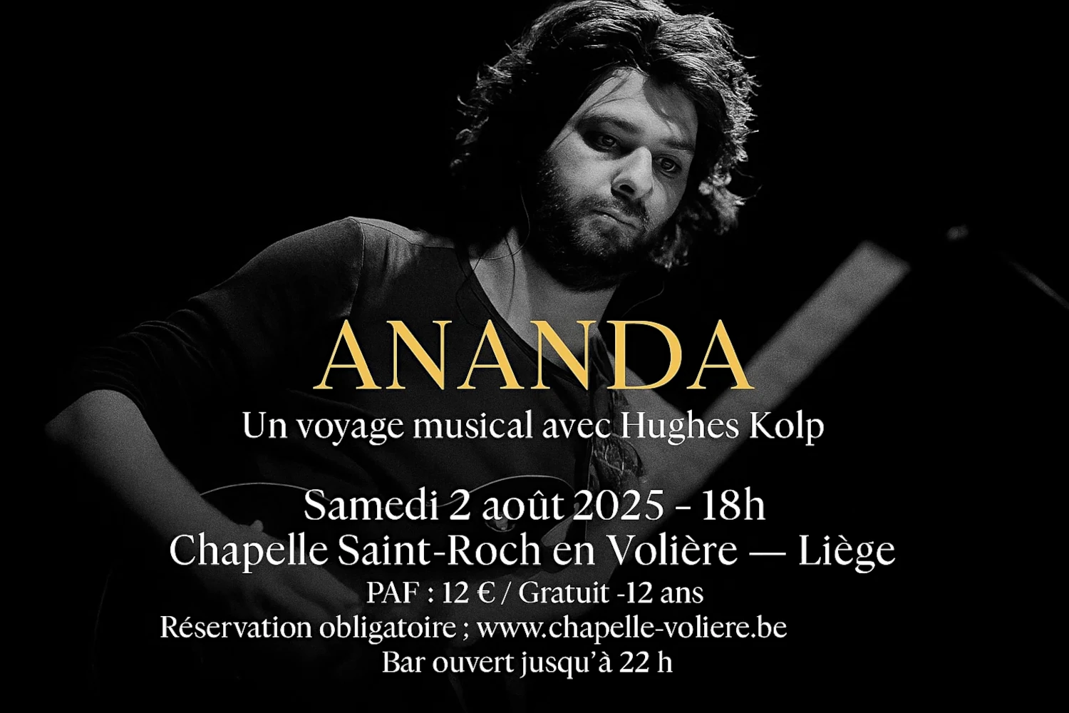 Hughes Kolp à la chapelle Saint-Roch en Volière