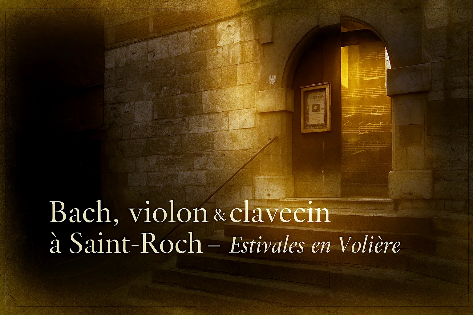 Les sonates de Bach à la chapelle Saint-Roch à Liège