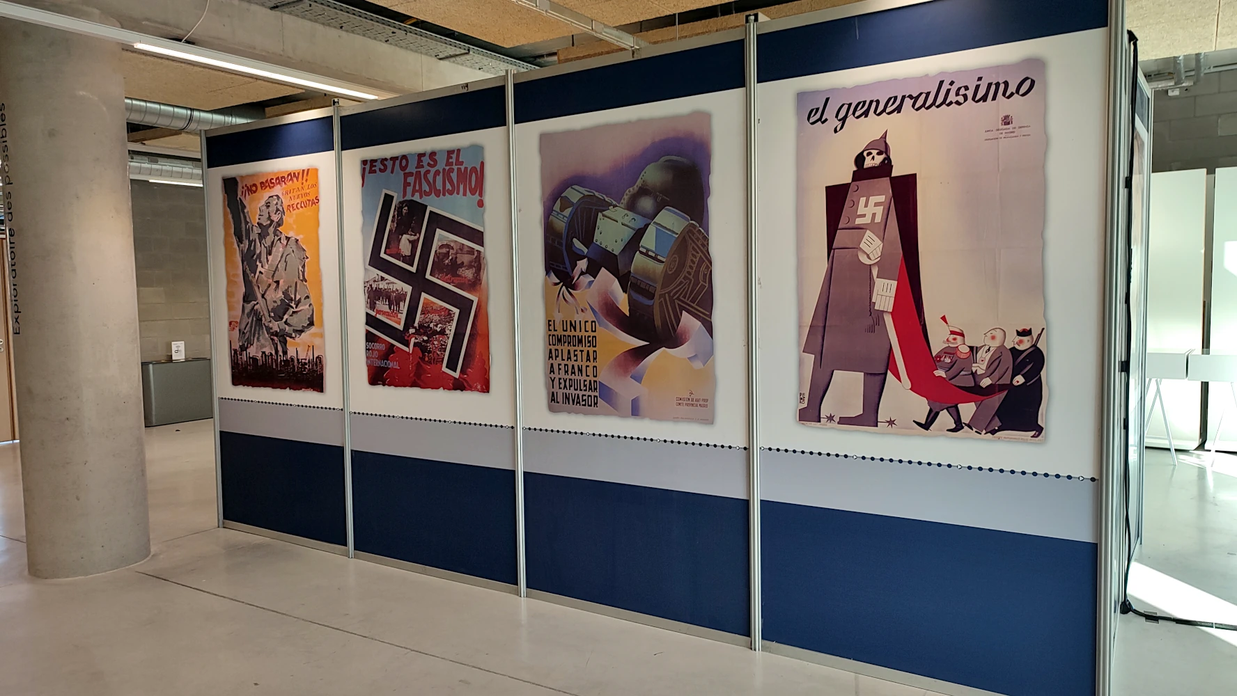 Exposition « No pasarán ! » : mémoire et résistance au B3 à Liège