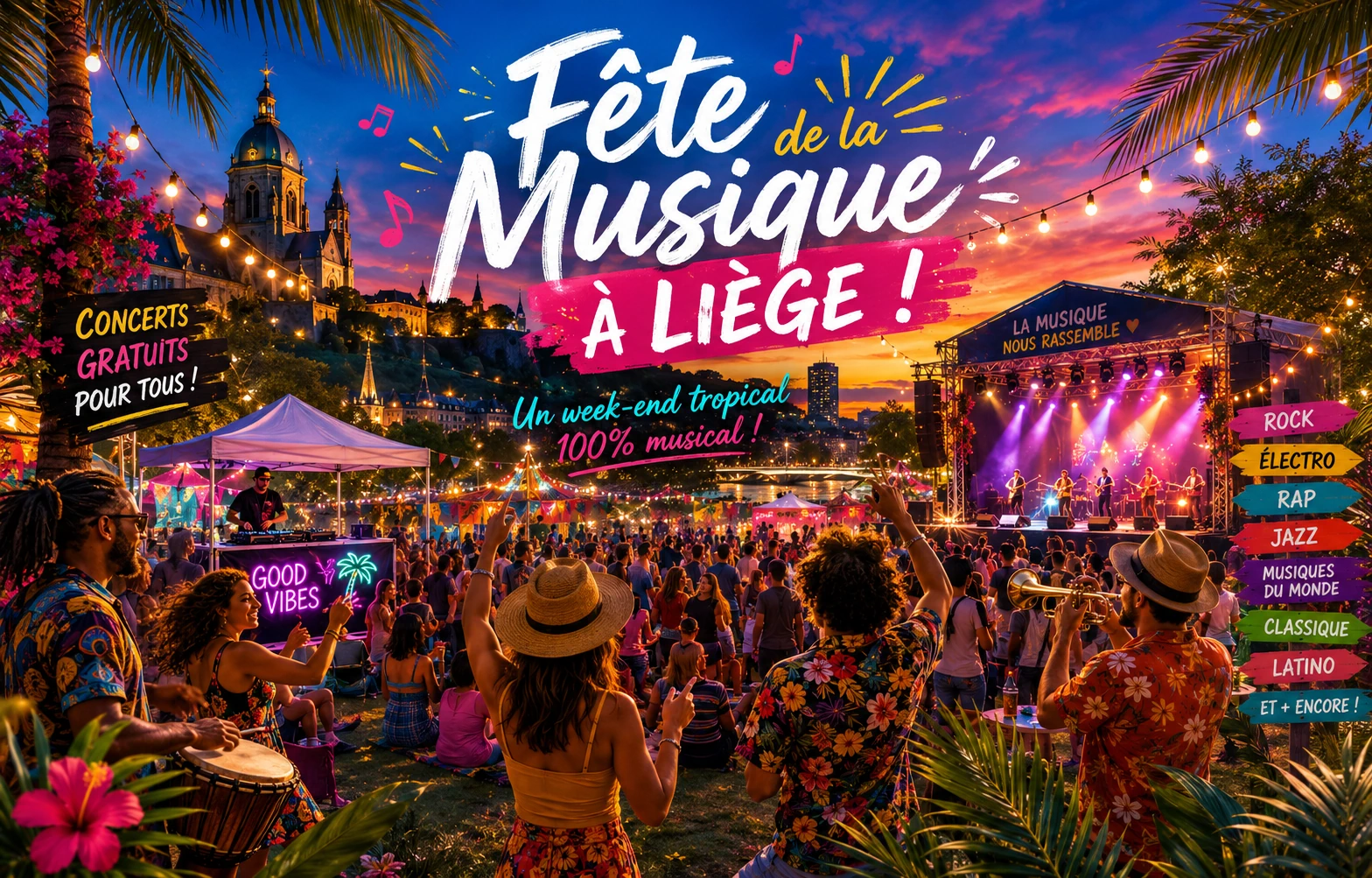 La Fête de la musique 2026 à Liège