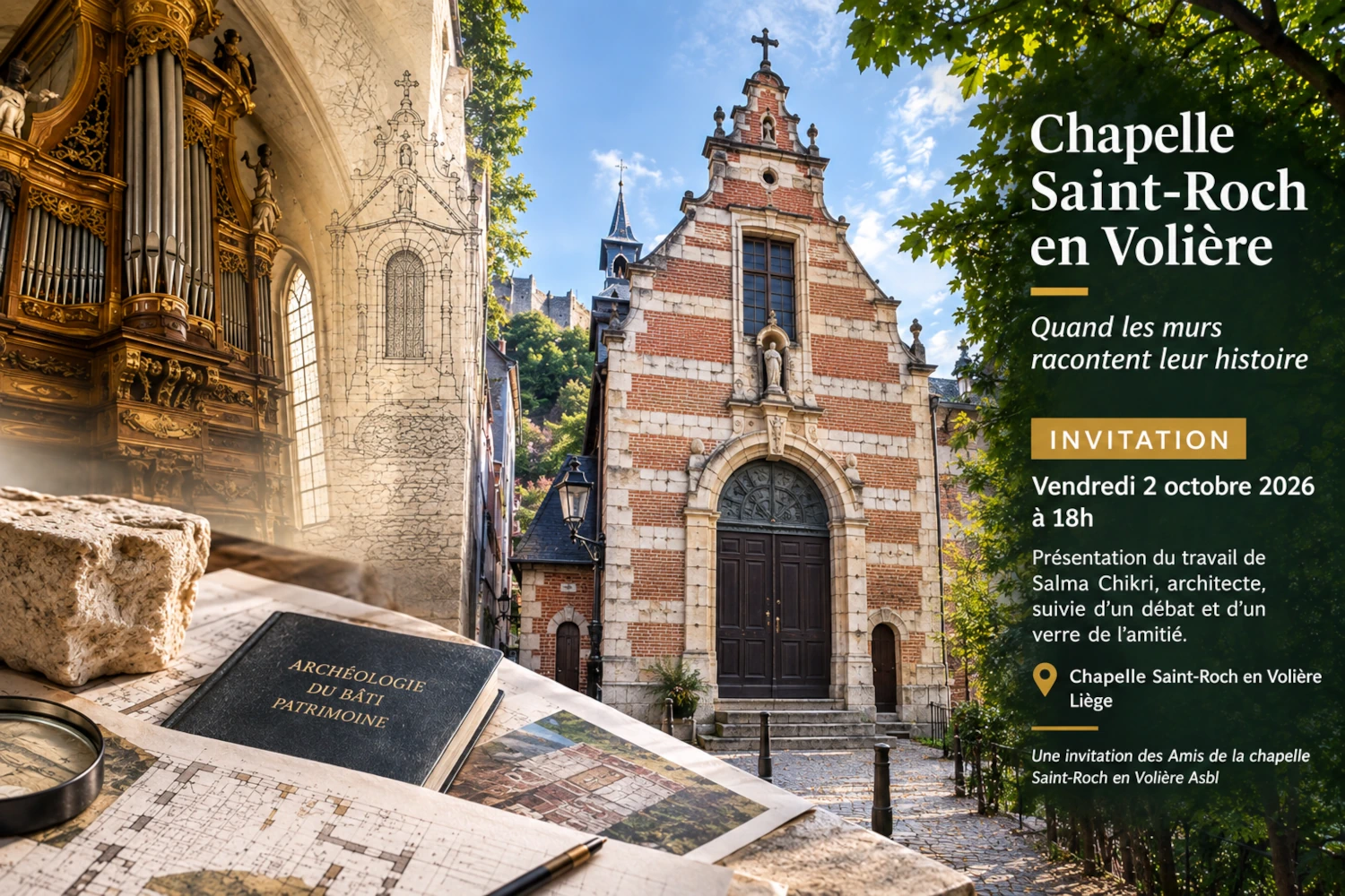 Chapelle Saint-Roch : l’archéologie au chevet d’un patrimoine liégeois